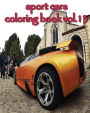 Sport Cars: Coloring Book VoL.13: Sketch Coloring Book