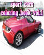 Sport Cars Coloring book Vol.1: Adult Coloring Book, Design Coloring book