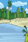 Travel Journal Tropical Scene: (Notebook, Diary, Blank Book)
