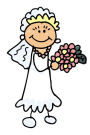 Wedding Journal Cartoon Bride: (Notebook, Diary, Blank Book)