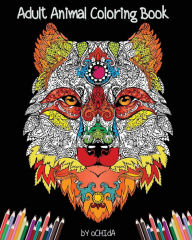 Title: Adult Animals Coloring Book: 25 Animals Coloring Creative Disigns Size 8