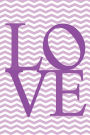Modern Journal - Chevron LOVE (Purple): 100 page 6