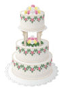 Wedding Journal Pretty Tiered Floral Wedding Cake: (Notebook, Diary, Blank Book)