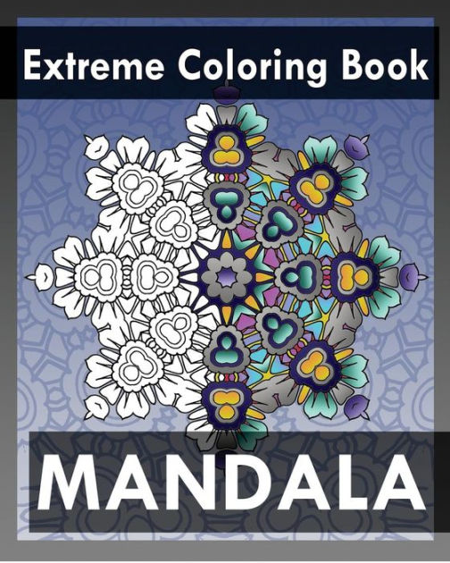 extreme mandala coloring pages