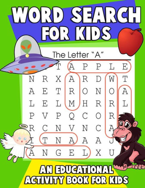 Word Search for Kids: An Educational Activity Book For Kids: Large