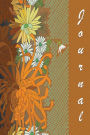 Journal: Gold and Flowers 6x9 - GRAPH JOURNAL - Journal with graph paper pages, square grid pattern