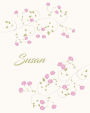 Susan: Botanical Print Personalized Journal/Notebook/Diary