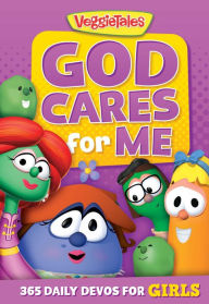 Title: God Cares for Me: 365 Daily Devos for Girls, Author: VeggieTales