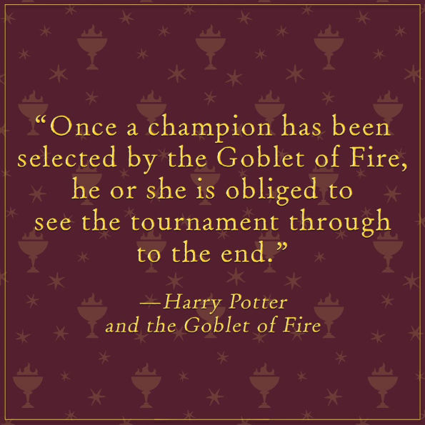 Harry Potter and the Goblet of Fire (Stenciled Edges) (Harry Potter, Book 4)