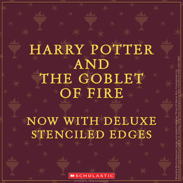 Harry Potter and the Goblet of Fire (Stenciled Edges) (Harry Potter, Book 4)