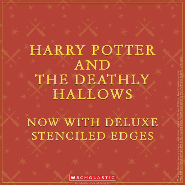 Harry Potter and the Deathly Hallows (Stenciled Edges) (Harry Potter, Book 7)