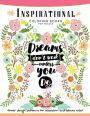 Inspirational Coloring Book for Adults: Flower ,Floral and Animals Design with positive quotes