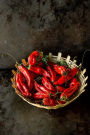 Spicy Red Chili Peppers in a Basket Journal: 150 Page Lined Notebook/Diary