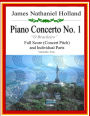 Piano Concerto No. 1: A Brazilian Jazz Concerto for Piano, Full Score and Individual Parts