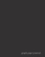 Graph Paper Journal: Dark Grey, 150 Graph Pages, 8