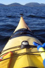 Yellow Kayak in the Ocean Recreation Adventure Journal: 150 Page Lined Notebook/Diary