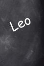 Leo Zodiac Horoscope Journal Chalkboard: (Notebook, Diary, Blank Book)