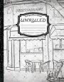 Unruled Composition Book: Notebook College ruled : Restaurant: (Notebook 8.5 x 11 inch,Paper 150 pages)