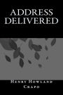 Address delivered