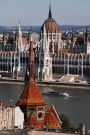 Charming Cityscape View of Budapest Hungary Travel Journal: 150 Page Lined Notebook/Diary