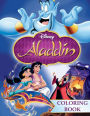 Aladdin Coloring Book: Jin, Abu, Jasmine. Great Coloring Book For Children. Disney