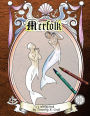 Merfolk: a coloring book