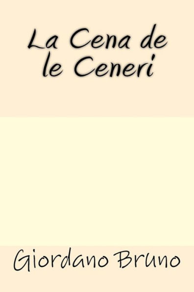 La Cena de le Ceneri