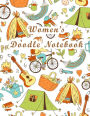 Women's Doodle Notebook: Blank Doodle Draw Sketch Books