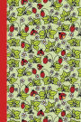 Journal: Ladybugs (Red) 6x9 - GRAPH JOURNAL - Journal with graph paper pages, square grid pattern