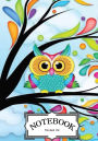 Notebook: cute Owl VoL.5: Notebook Journal Diary, 120 Lined pages, 7