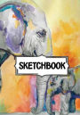 Sketchbook: Elephant painting: 120 Pages of 7