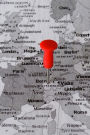 Red Pin Bern, Germany Map Journal: Take Notes, Write Down Memories in this 150 Page Lined Journal