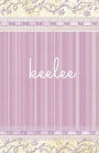 KeeLee: Personalized Journal, Name Journal, Blank Lined Diary or Notebook