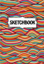 Sketchbook: Lined color pattern: 120 Pages of 7
