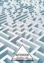 Notebook: maze pattern: Dot-Grid,Graph,Lined,Blank No Lined : Pocket Notebook Journal Diary, 120 pages, 7