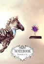 Notebook: zebra art: Pocket Notebook Journal Diary, 120 pages, 7