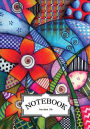 Notebook: Flowers painting: Notebook Journal Diary, 120 Lined pages, 7