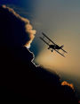 Biplane in the Sky: a Fantasy of Flight Journal: 150 page lined notebook/diary 8.5 X 11 inches