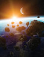 Asteroid Field 3 Hex-Map Sketchbook: Game Mapping Sketch Pad Notebook