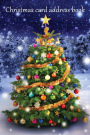 Christmas card address book: An address book and tracker for the Christmas cards you send and receive - Christmas tree cover