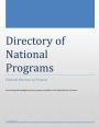 Directory of National Programs: Federal Bureau of Prisons