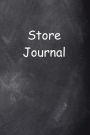 Store Journal Chalkboard Design: (Notebook, Diary, Blank Book)