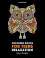 Coloring Books For Teens Relaxation: Nature Designs: Stress Relieving Patterns