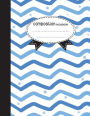 Composition Notebook, 8.5 x 11, 110 pages: Blue Line: (School Notebooks)
