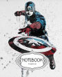 Notebook: Journal Dot-Grid,Lined,Blank No Lined : Watercolor Captian America : Pocket Notebook Journal Diary, 120 pages, 8