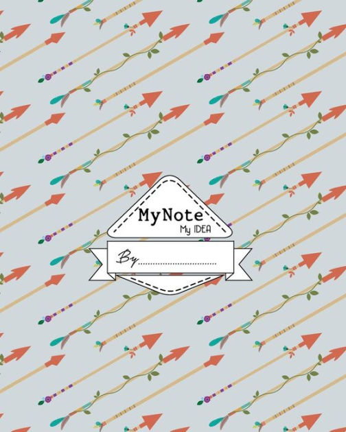 Notebook My Note My Idea 8 X 10 110 Pages Arrow White 1