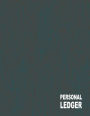 Personal Ledger: 2 Columns, 8.5x11
