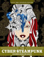 Cyber Steampunk Coloring book for Adults