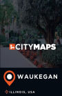 City Maps Waukegan Illinois, USA
