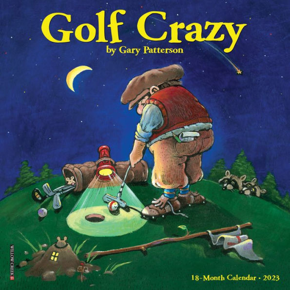 Golf Crazy by Gary Patterson 2023 Mini Wall Calendar by Gary Patterson
